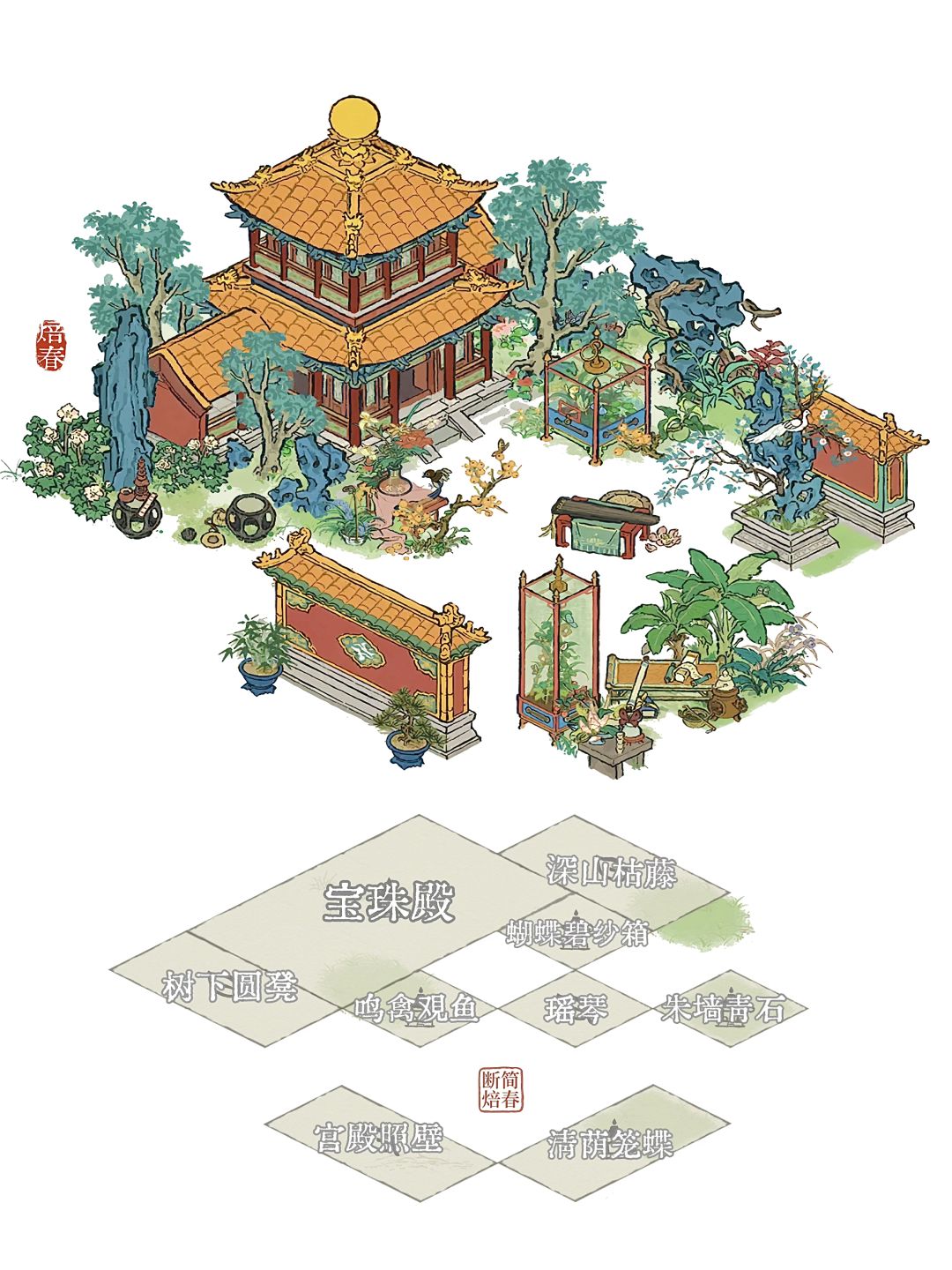 晚明汪中 清荫笼蝶 6