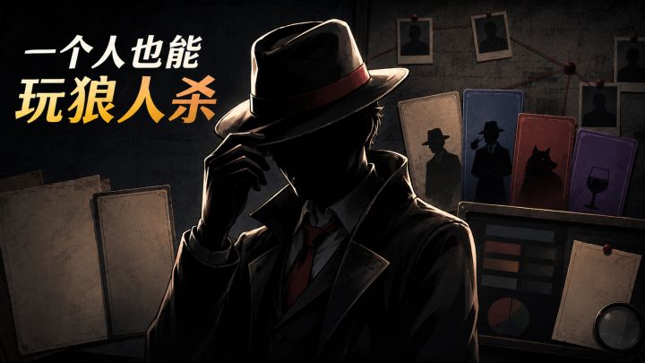 i人也能玩爽的单人狼人杀,独立游戏完全免费精品,9.7超高评分!截图