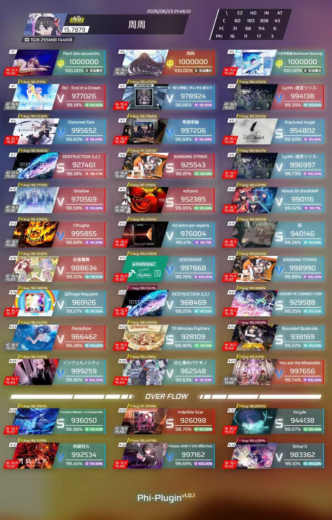 放假了就应该打phigros 3