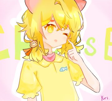 画了一只起司猫的拟人～