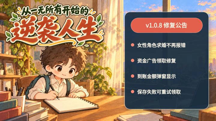 从一无所有开始的逆袭人生v1.0.8更新截图