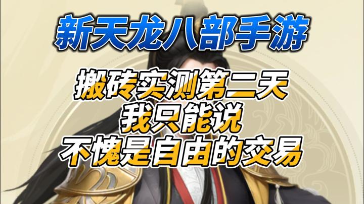 《新天龙八部手游》搬砖实测第二天我只能说不愧是自由的交易..截图