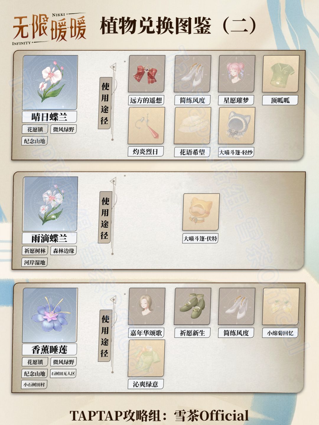 【无限暖暖】植物图鉴一览 2