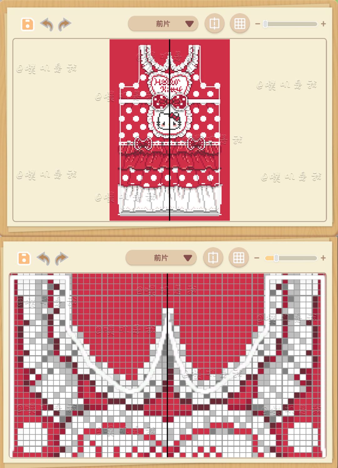 HelloKitty连衣裙图纸分享 3