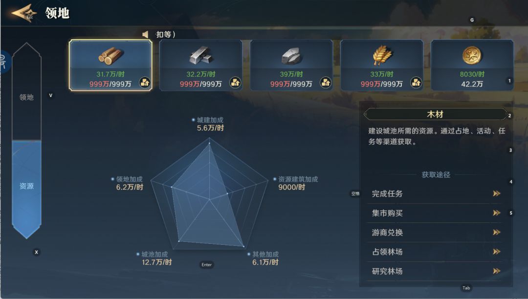 资源地规划截图