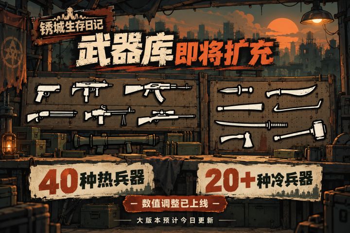 【更新预告】数值调整已上线,武器库大更新预计今日到来截图