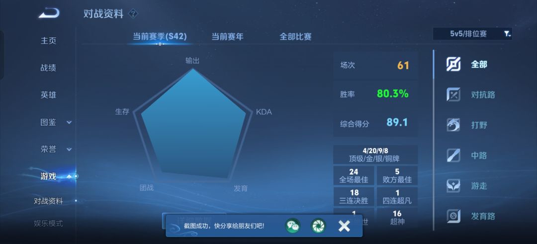 绷不住了,一把星耀一的局,6个来炸鱼的 3