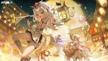 #非人学园##S22：次元交汇# 
阖家团圆，廊下花灯点点似繁星。
月圆明亮，欢声笑语共赏中秋夜。
雷雷​祝同学们中秋快乐！
遥遥月宫里，狮妹与月兔们正快乐地分享着月饼、聊着八卦。
而镜头的另一边，
追寻“宝藏”四处穿越的肆季再次迅捷出动，却遇上了......
快快登录游戏体验活动剧情吧！
中秋团圆夜，大家不要忘记吃月饼哦！
说起来，咸口or甜口，枣泥、豆沙五仁还是鲜肉？你的选择会是？
快来参加投