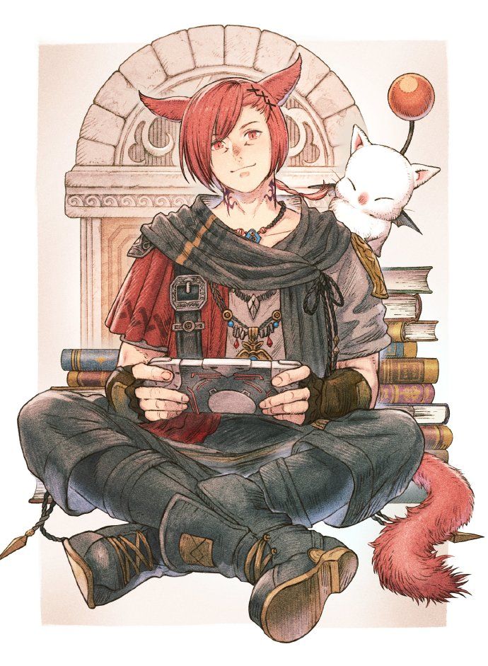 FF14登NS2,小红猫贺图公开~截图