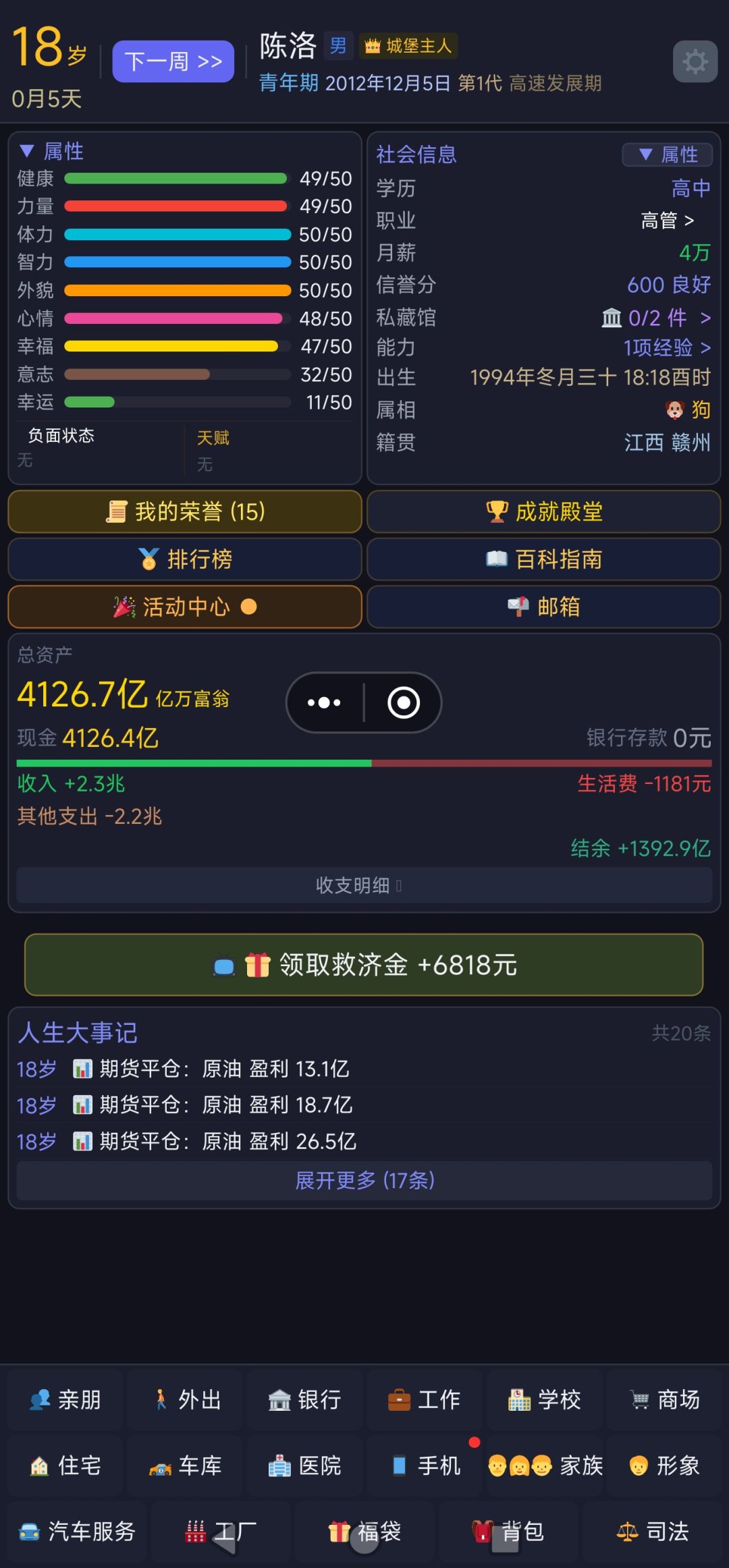 财富自由了 1