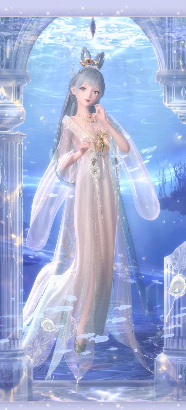 水母的动作这样搭配好有龙女的感觉截图
