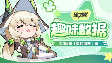 《星之翼》2.0版本趣味数据 | 拿下3个TOP1的竟是......