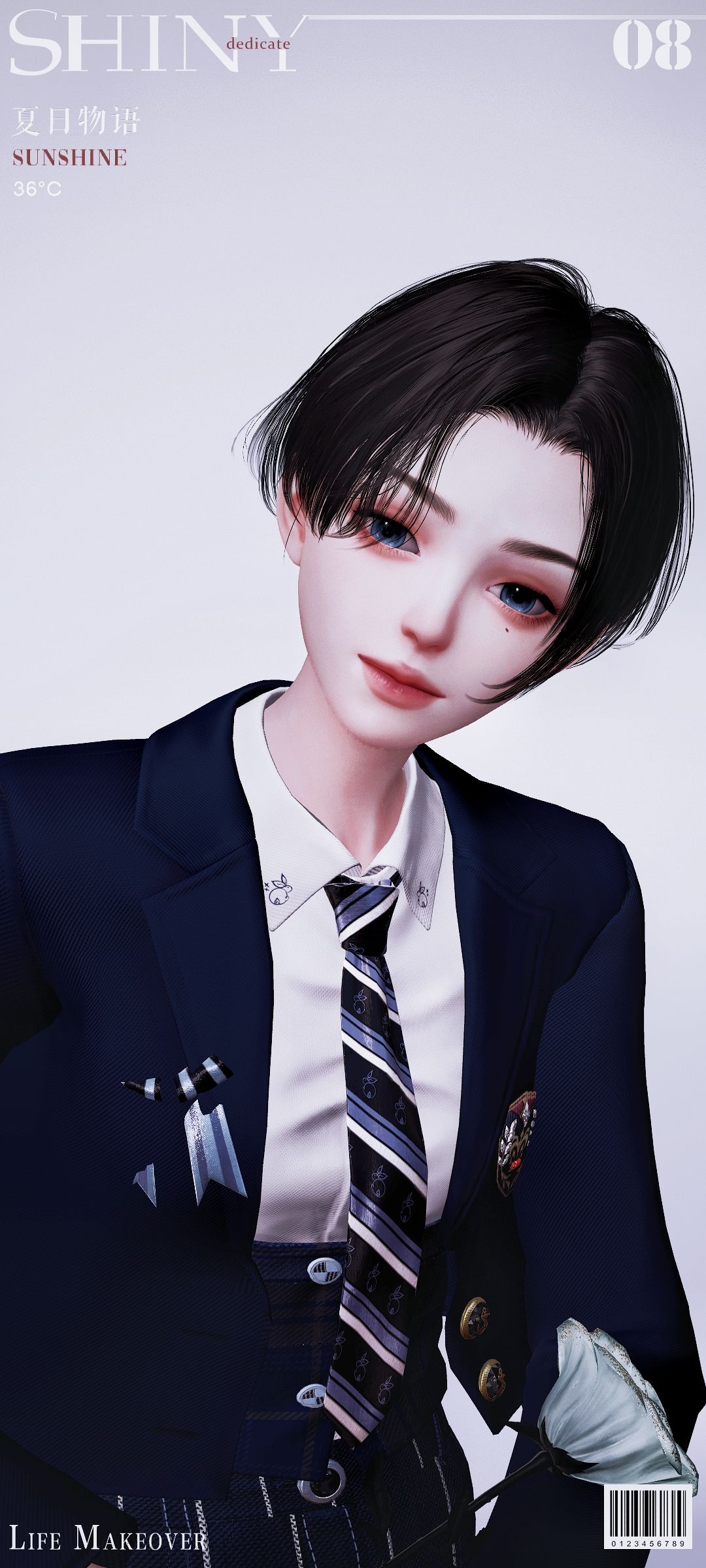 【捏脸：云之荼】荼蘼花少年 3