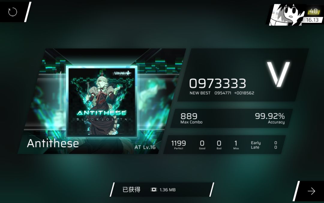 Antithese AT Lv.16.4 AP 3