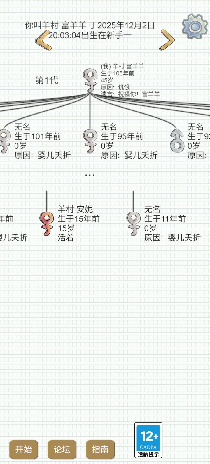 好久没玩了，新手1开了个荒～叫羊村～截图