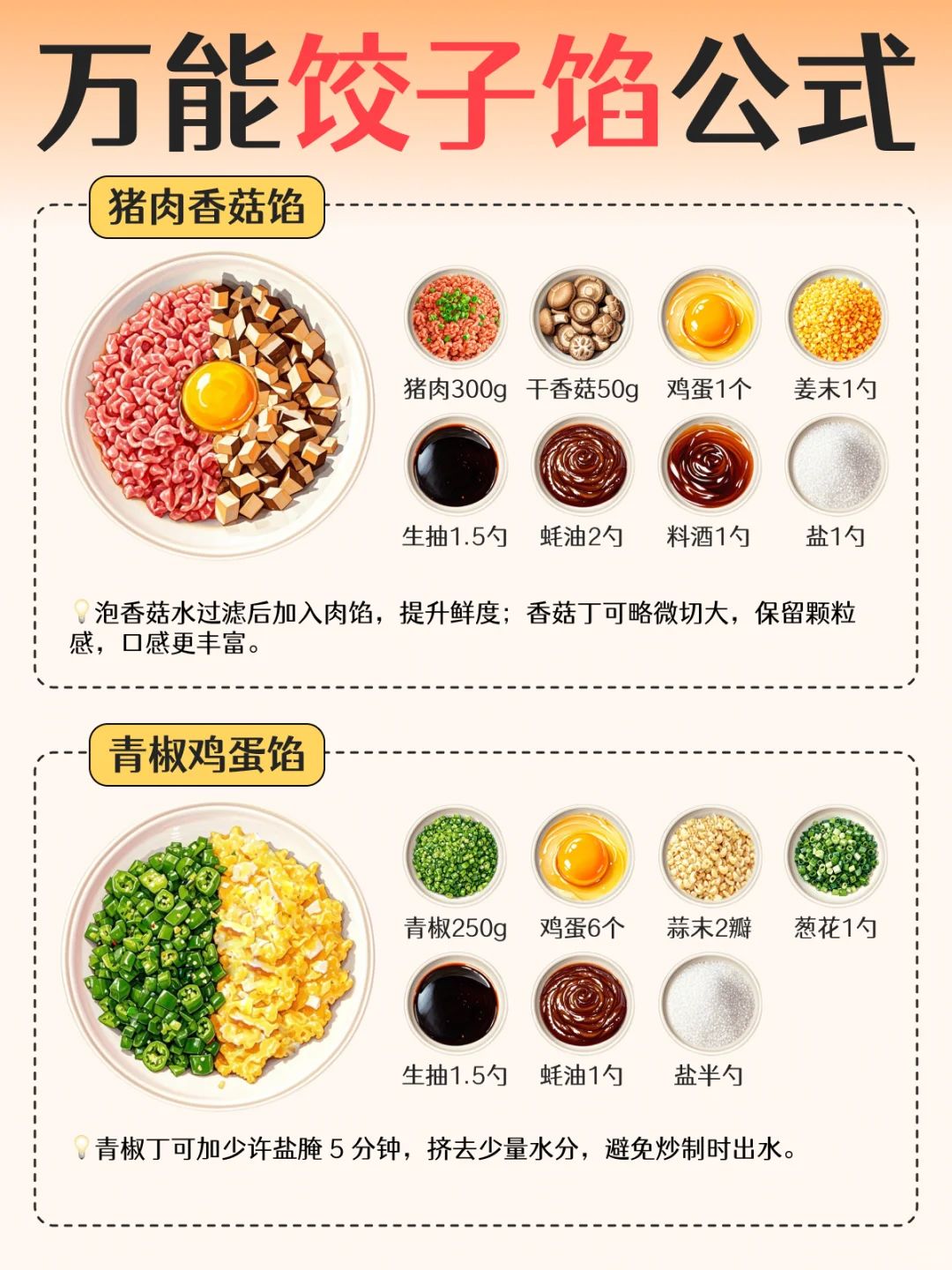 8款万能饺子陷搭配公式🥟好吃到流泪 5