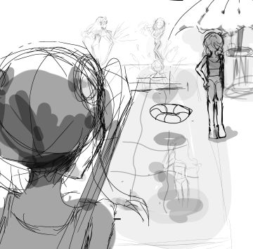 嗯…大概就是泳池派对吧（这家伙又发草图