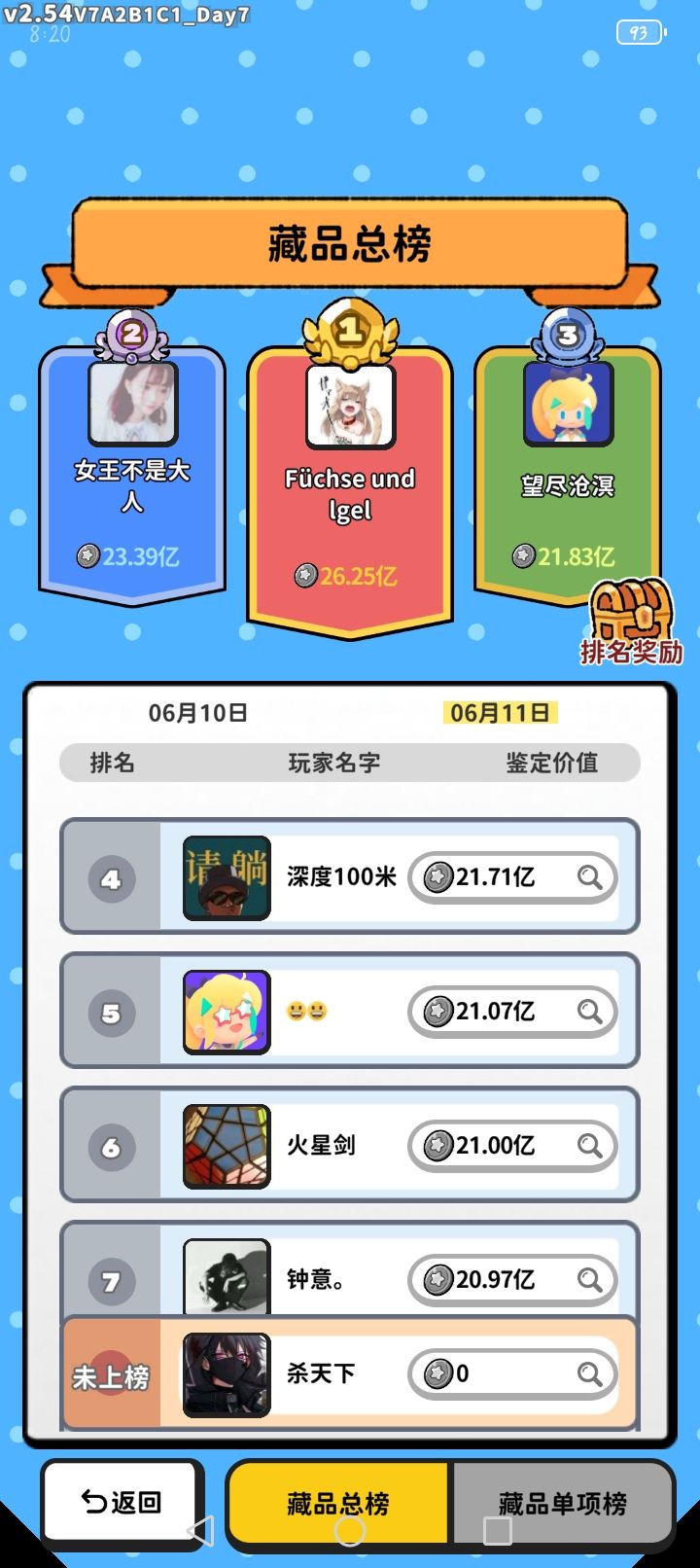 为什么没上榜 2