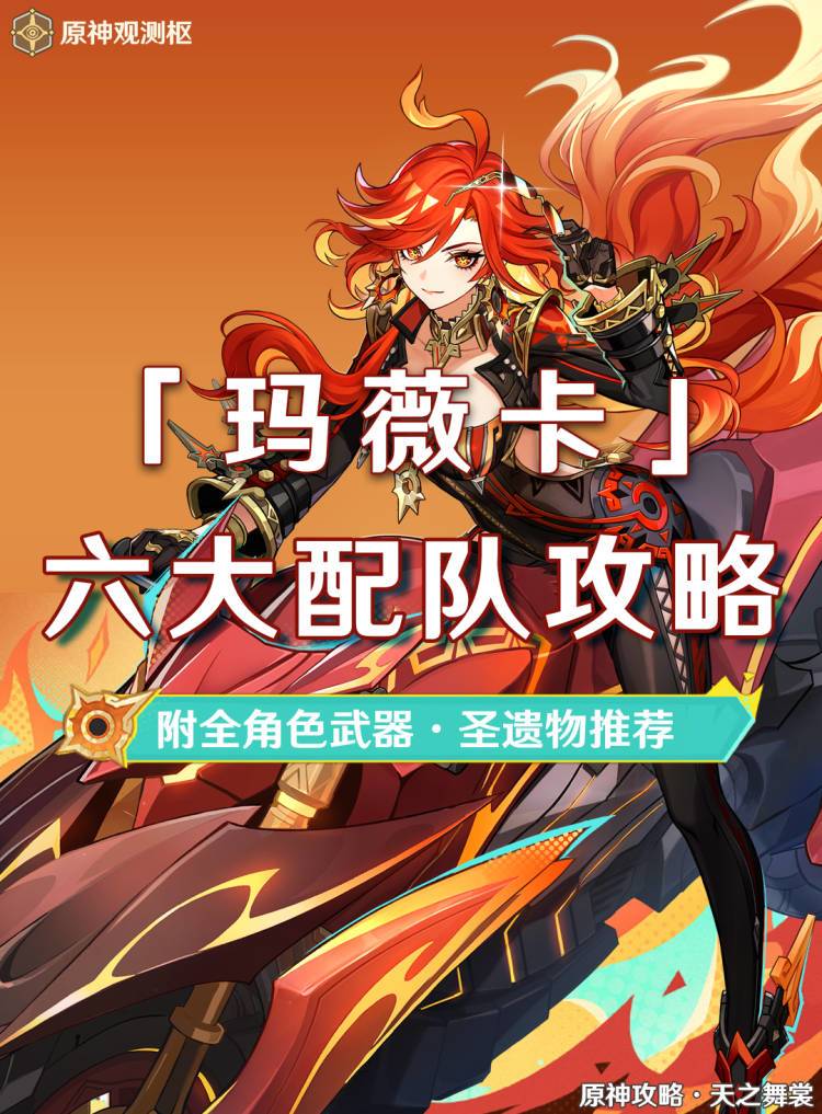 【V5.3】玛薇卡配队武器圣遗物攻略全解析截图