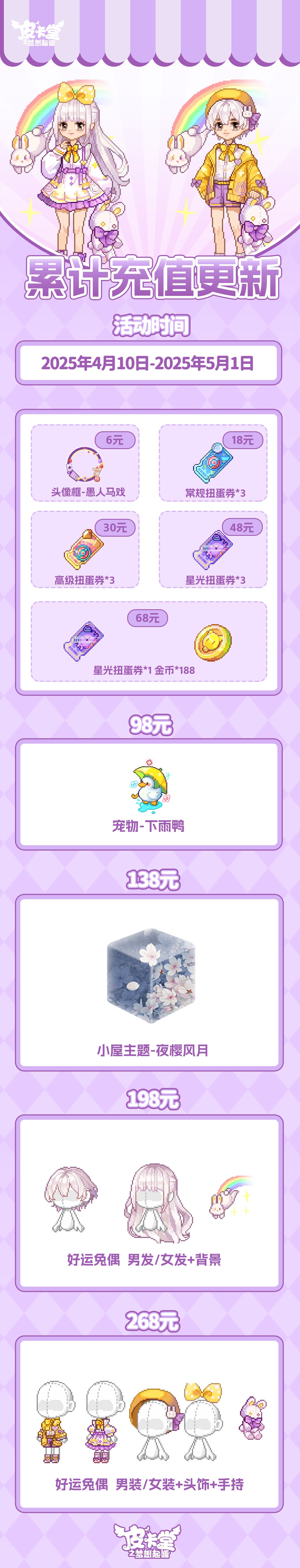 更新预告|4月10日更新 兔然好运,萌力全开 2