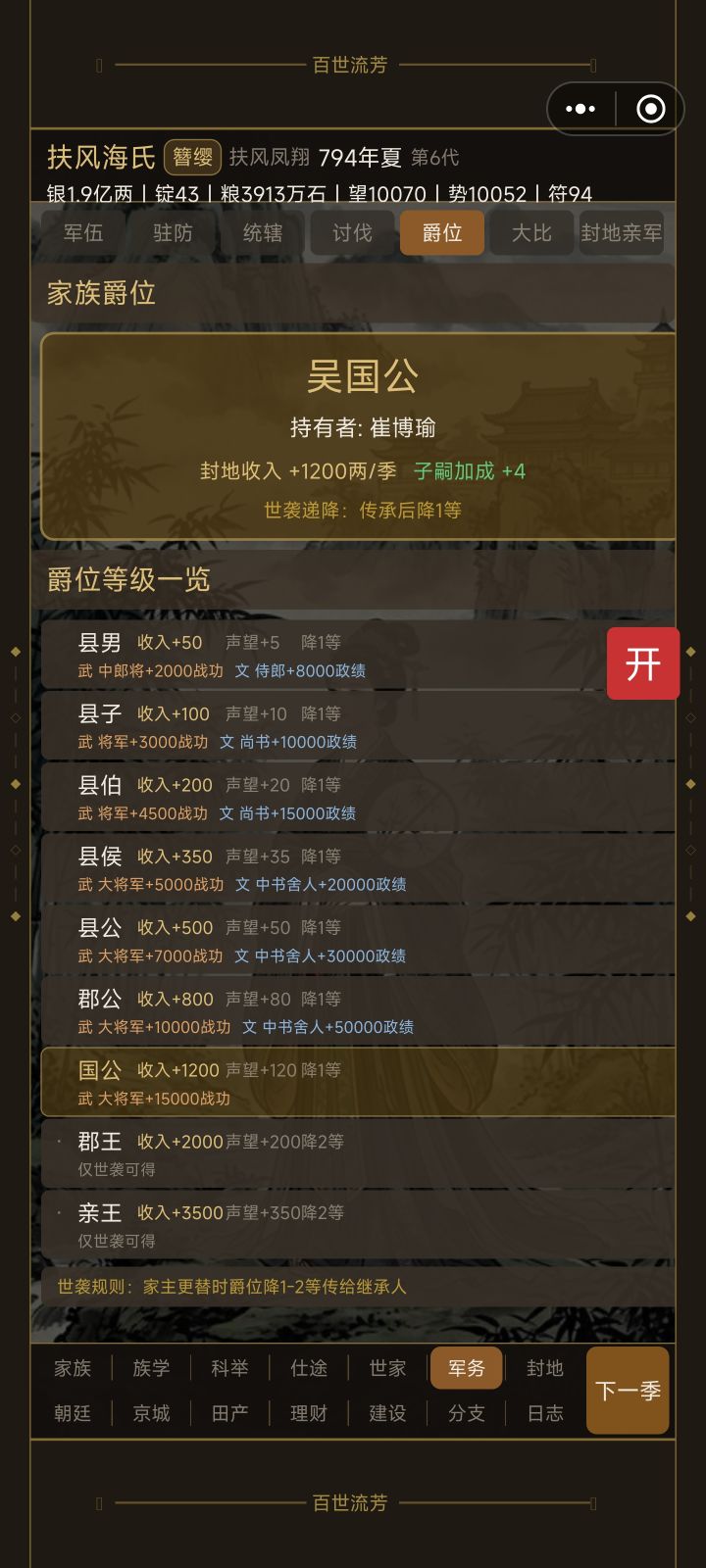 该怎么成为亲王啊[表情_举手]截图