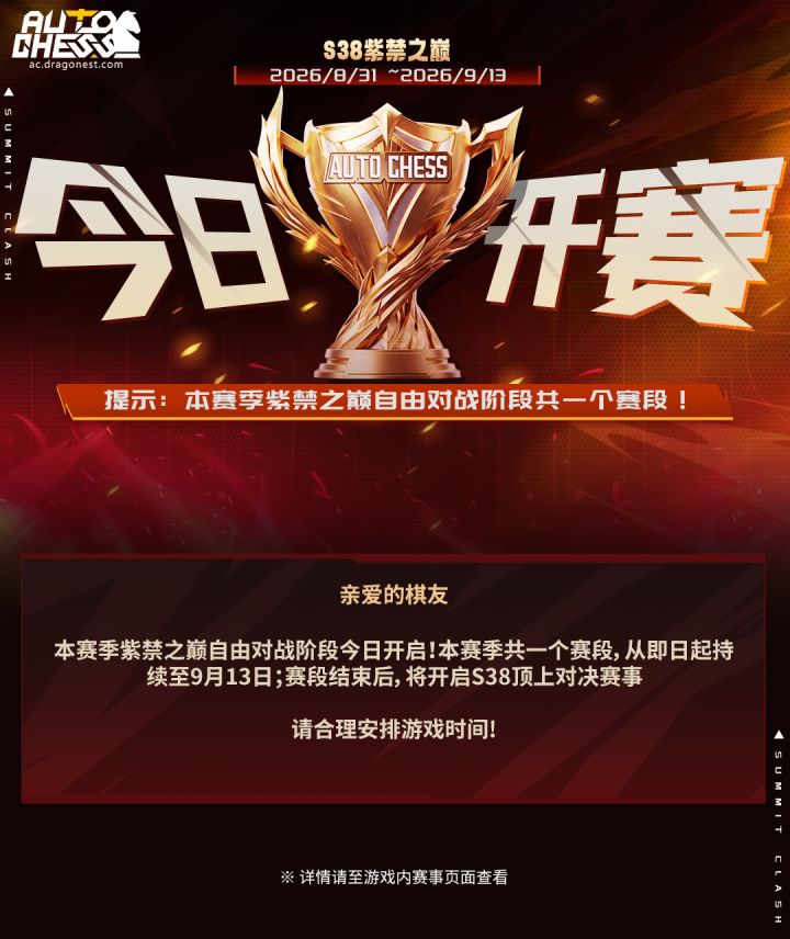 S38 紫禁之巅 今日开赛截图