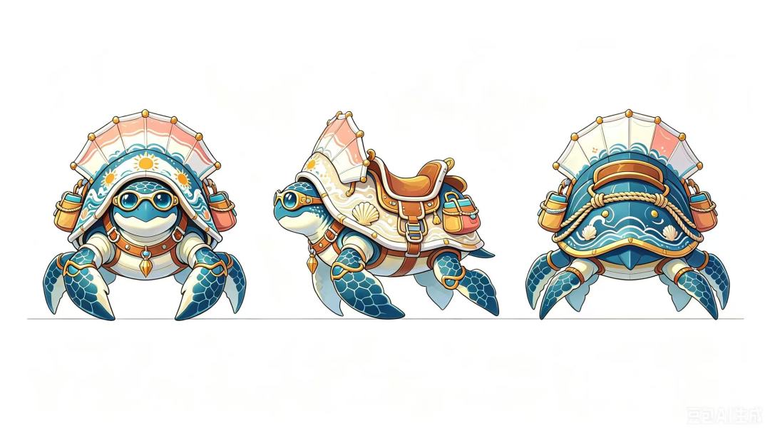 【麦芬骑行兽涂装设计大赛】碧海甲壳浪行兽 1