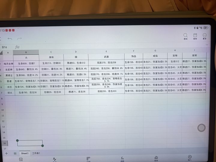 套装属性DPS计算截图