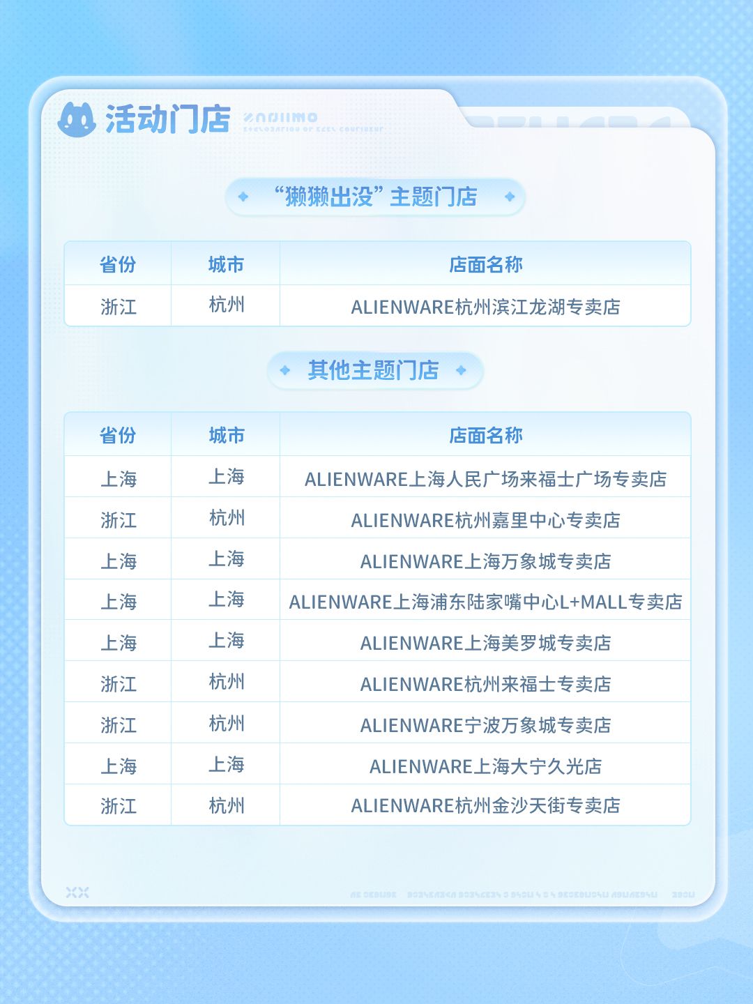 伊莫×ALIENWARE外星人线下活动即将开启 7