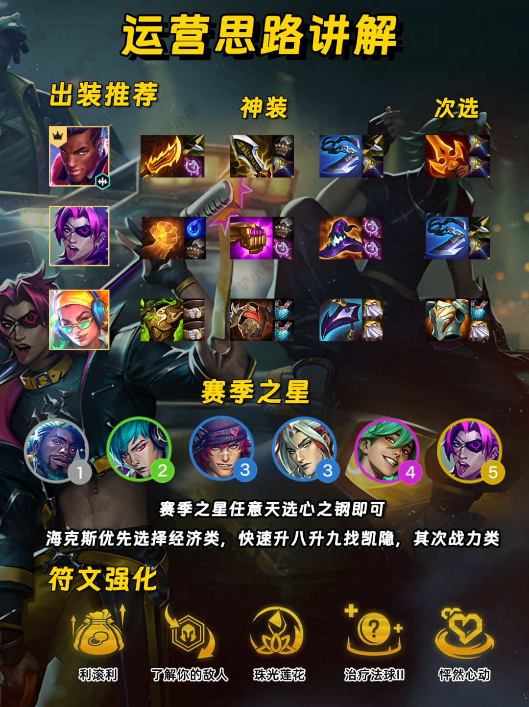 新赛季最爽的心之钢玩法一定要会! 2