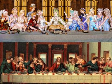 当无限暖暖遇见名画｜“最后的晚餐”