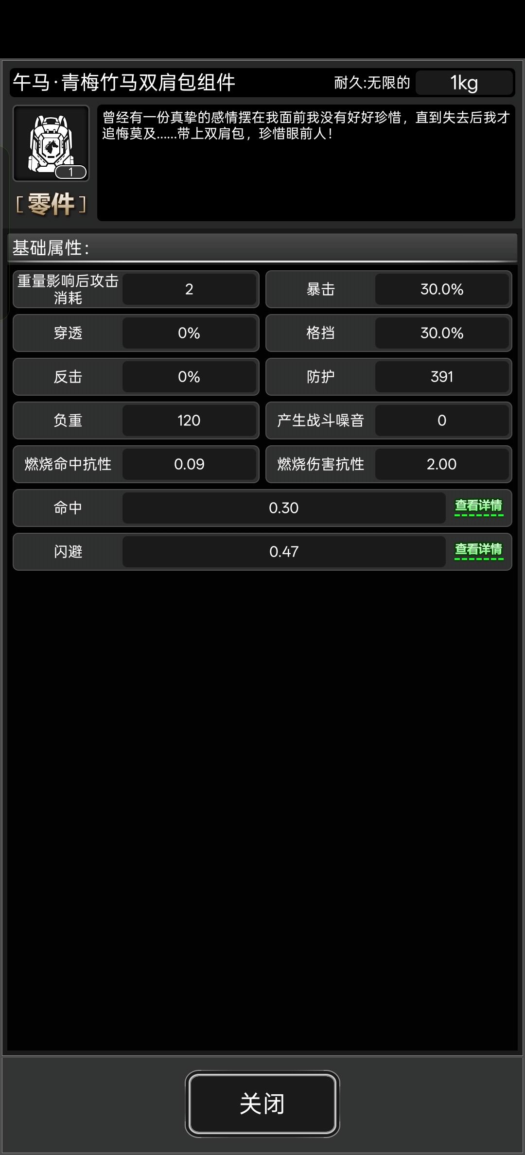 忽然发现斗气化马的背包组件描述不对劲 2