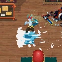 如果小龙人潜水变成如图的踏海浪滑板效果