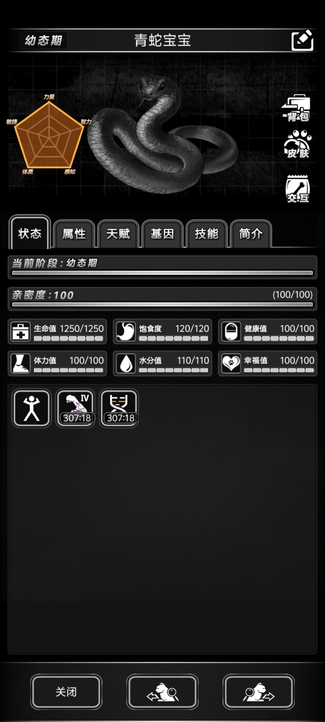 我的青蛇吃了4阶怎么就这点属性啊 2