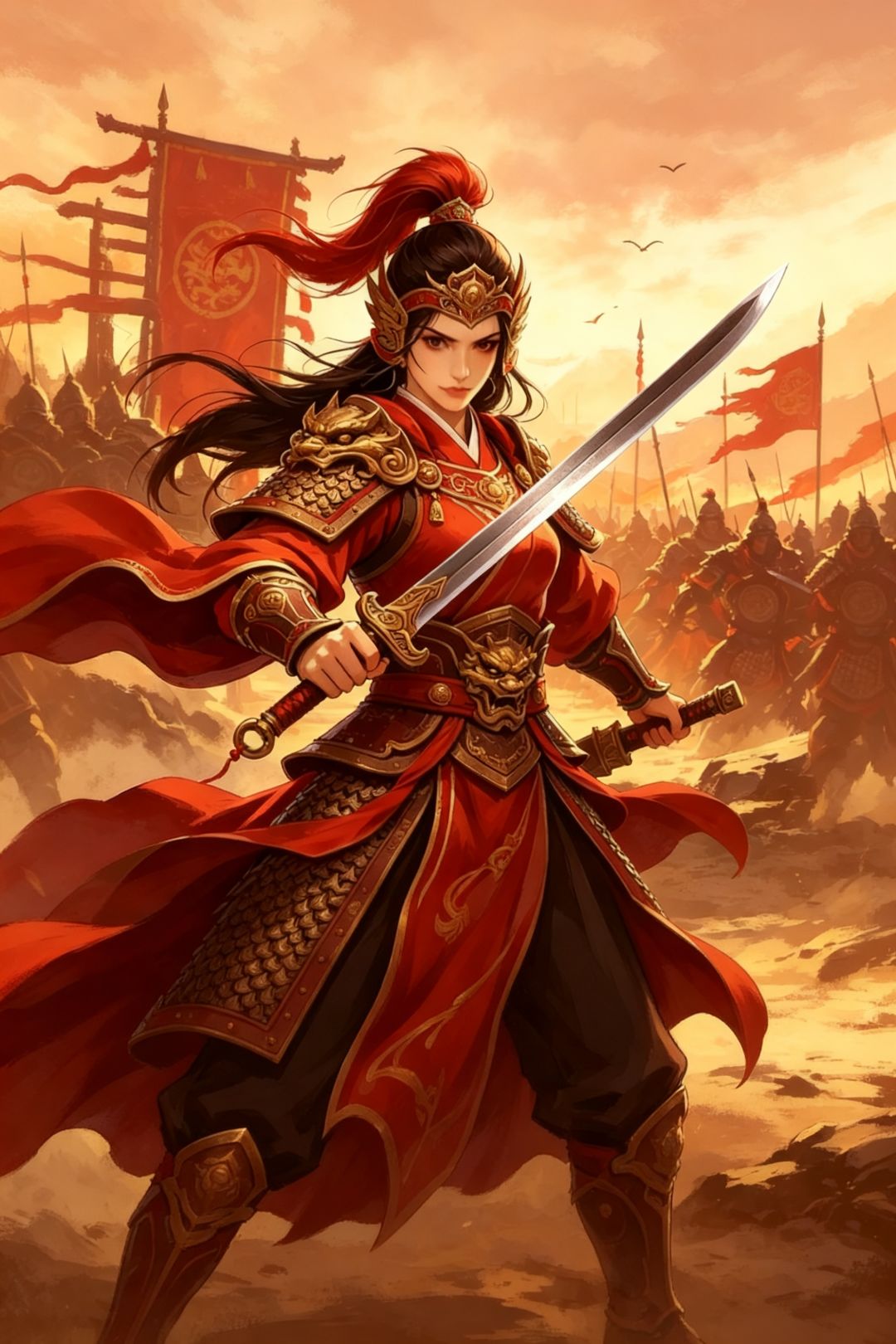 原创武将 花木兰diy 2