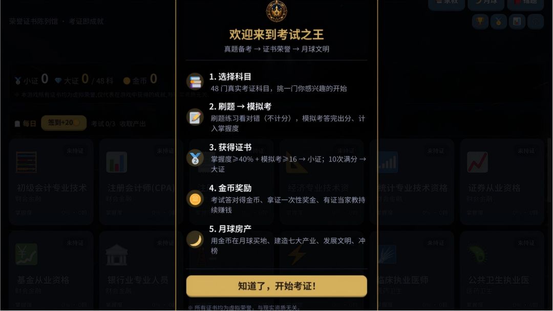 【游戏上新】考试之王,震撼首发。 1