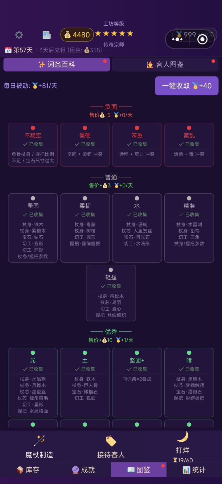 已经触发所有负面词条但是成就不达成截图
