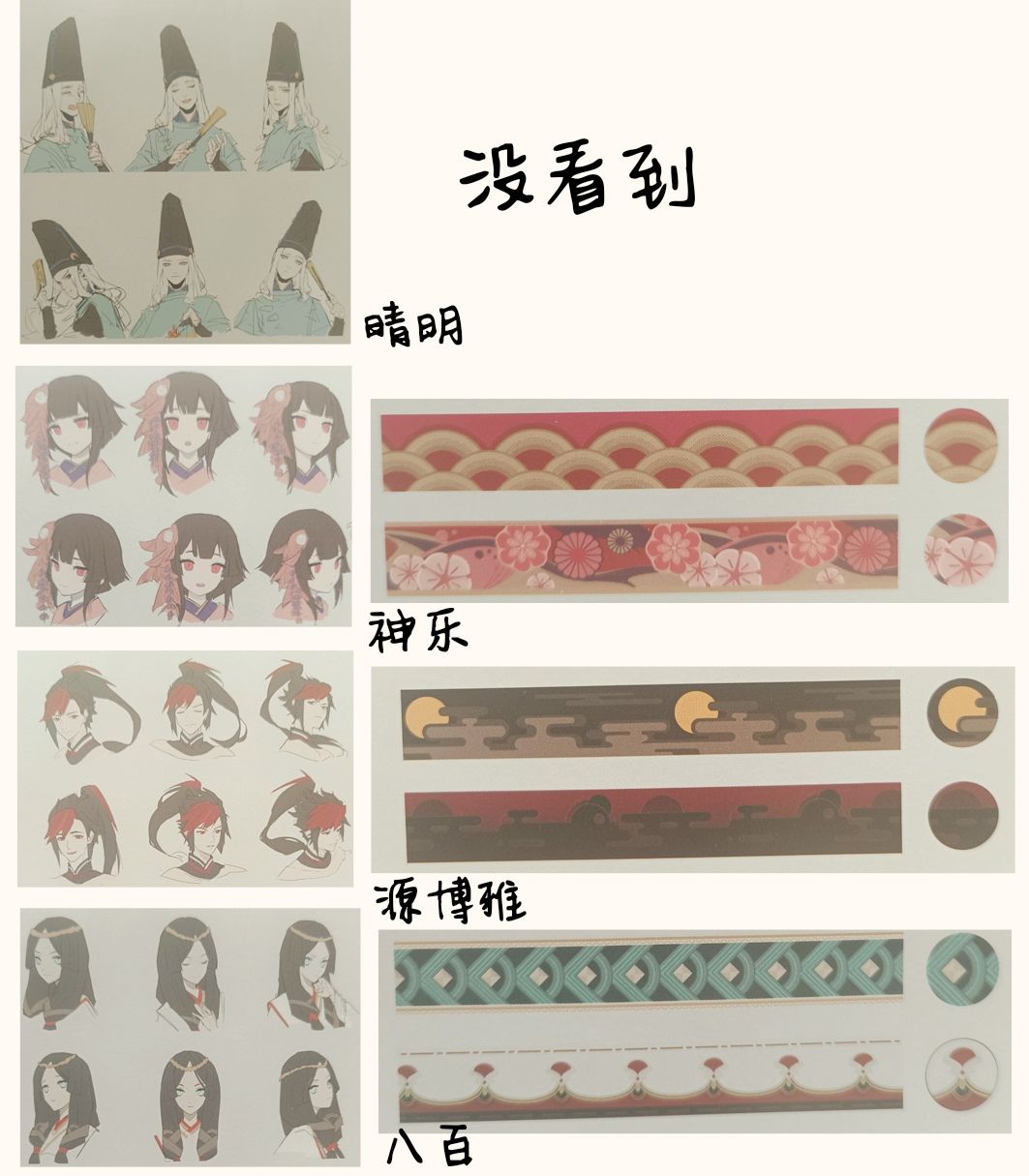 这简直就是角色印象胶带 1