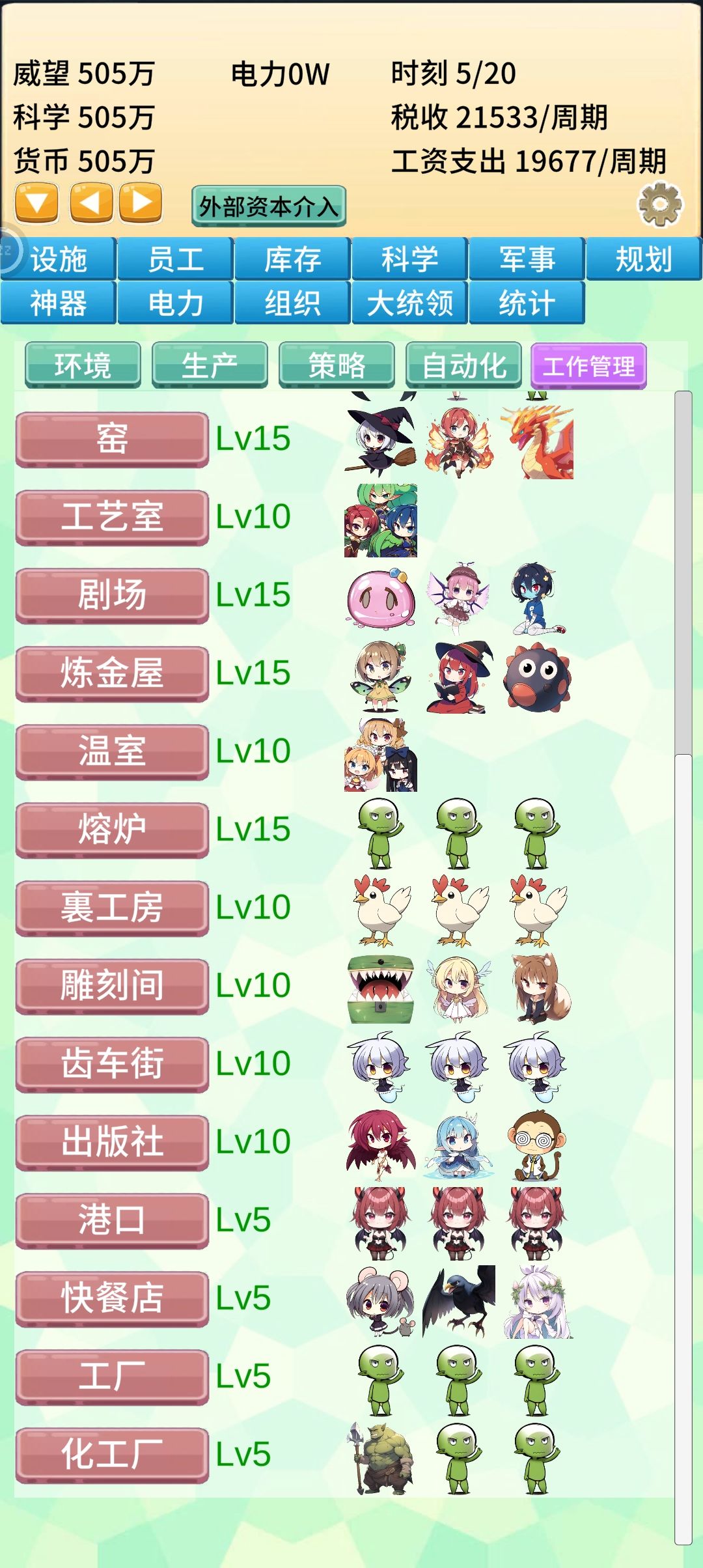 我的员工配置有什么可以优化的地方吗？ 4