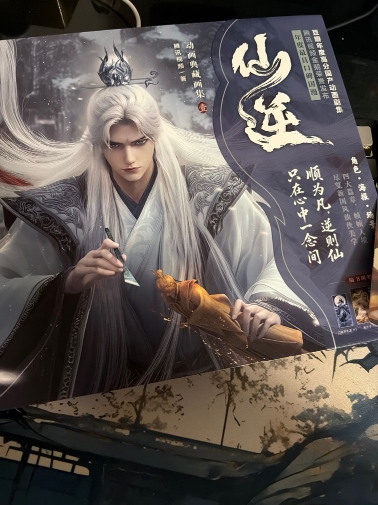 抽奖中的画集到了 1