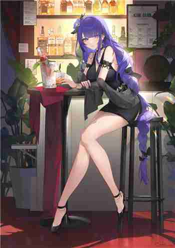 【原神】雷电将军美图 | 露肩装+黑丝的高冷女神！永爱！