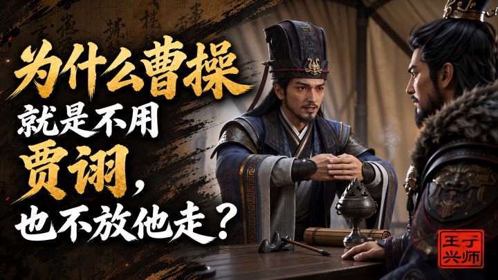 为什么曹操就是不用贾诩,也不放他走?截图