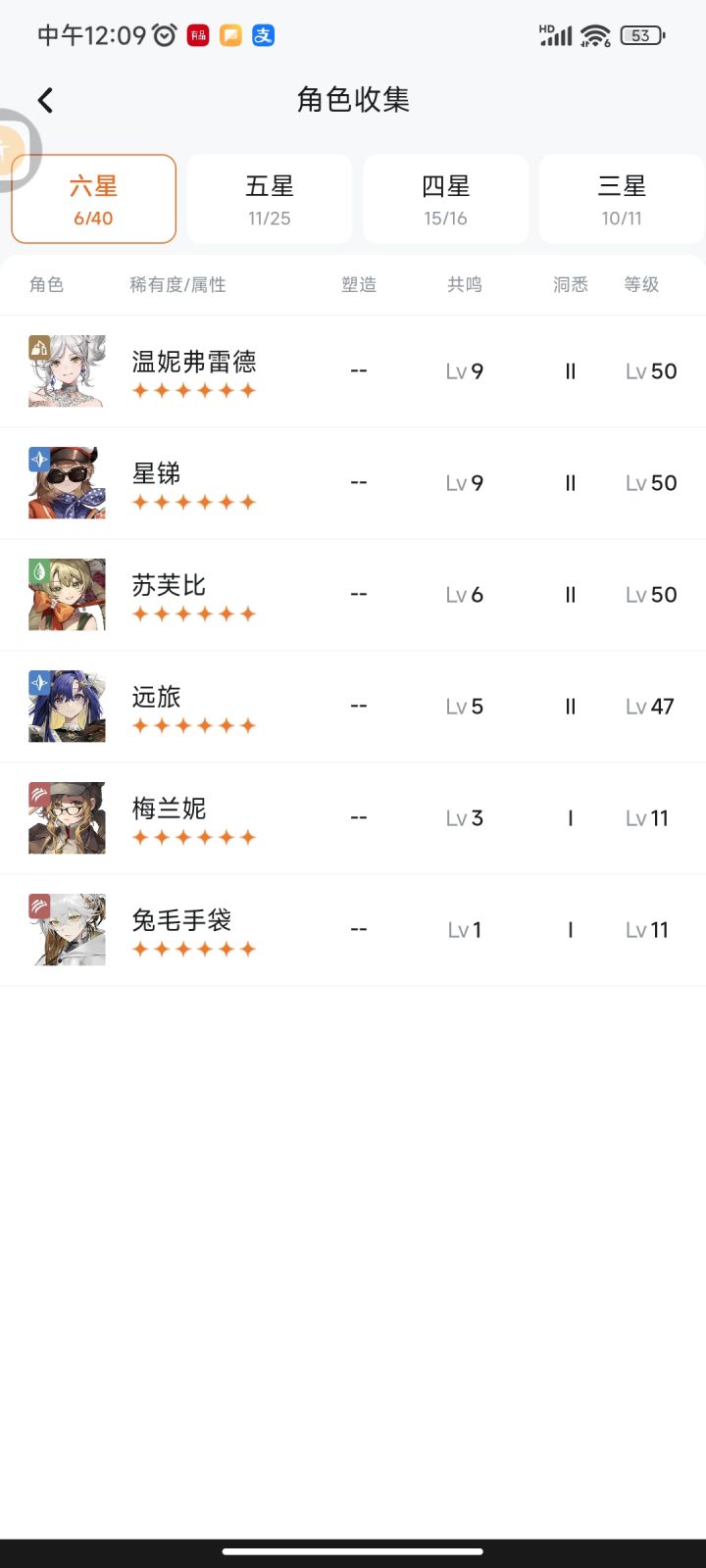 开服玩了一个月，回归，只有这些六星，能继续玩吗，这期的8k能不能抽截图
