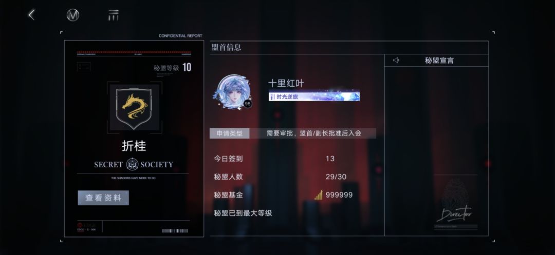 新城秘盟招活跃局长 1