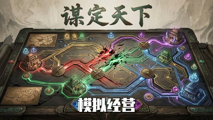 先经商还是先募兵？《谋定天下》的每次资源选择都在改变战争走向截图