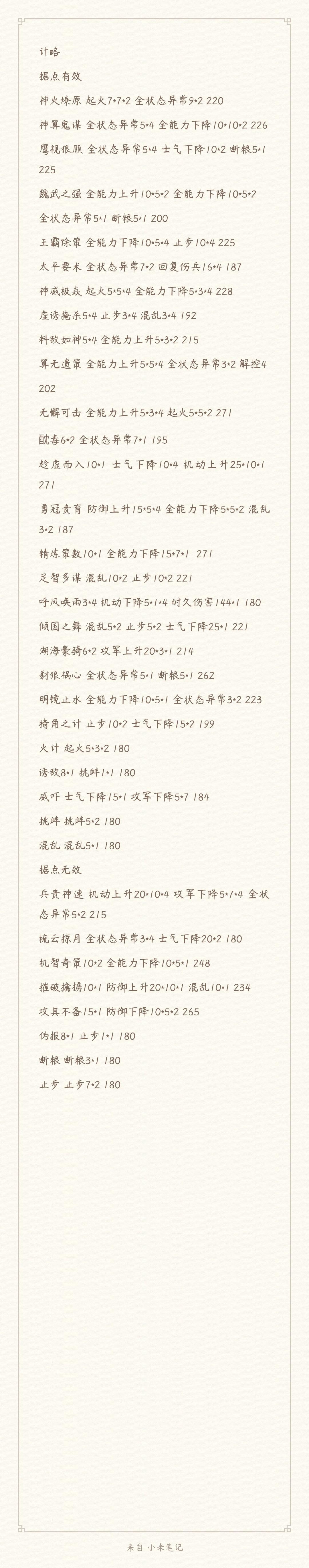襄阳区战法改动(部分) 4
