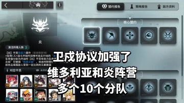 卫戍协议加强了维多利亚和炎阵营