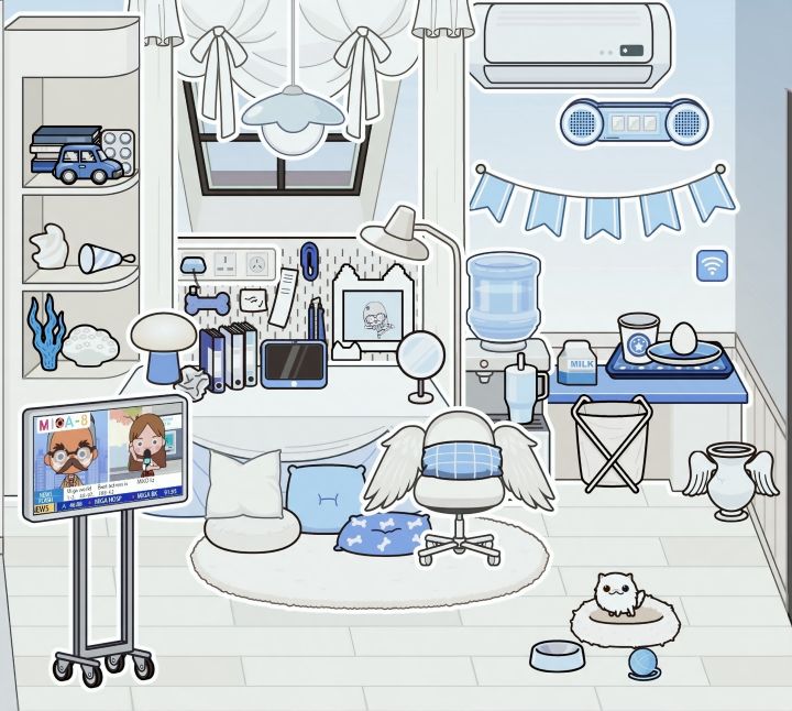 migaの蓝色系工作间截图