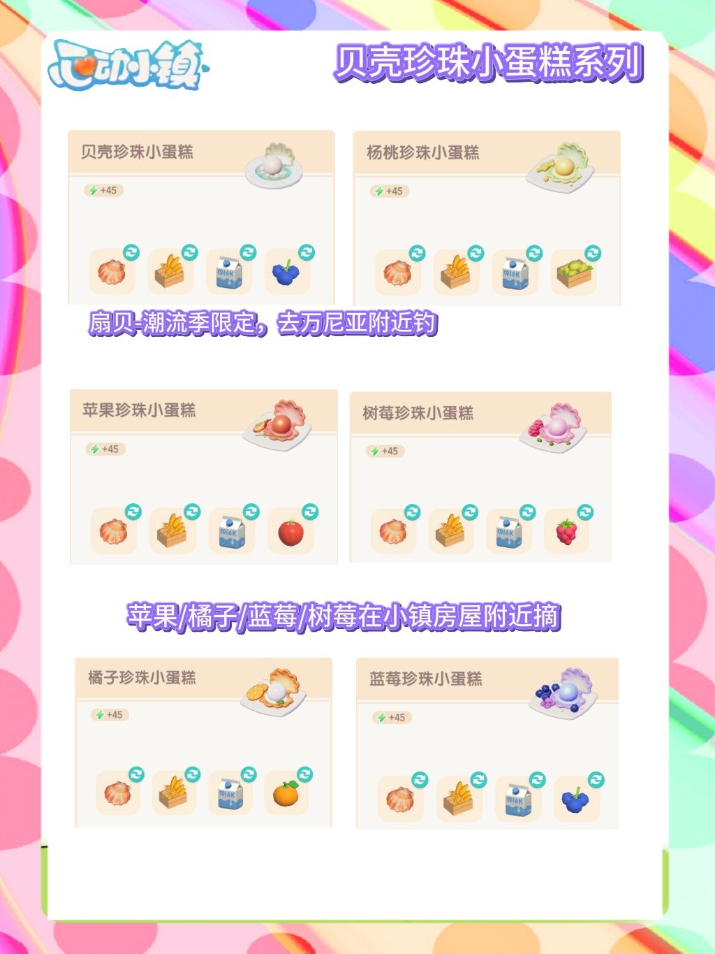 心动小镇🥳寻鲸季隐藏食谱攻略！ 3