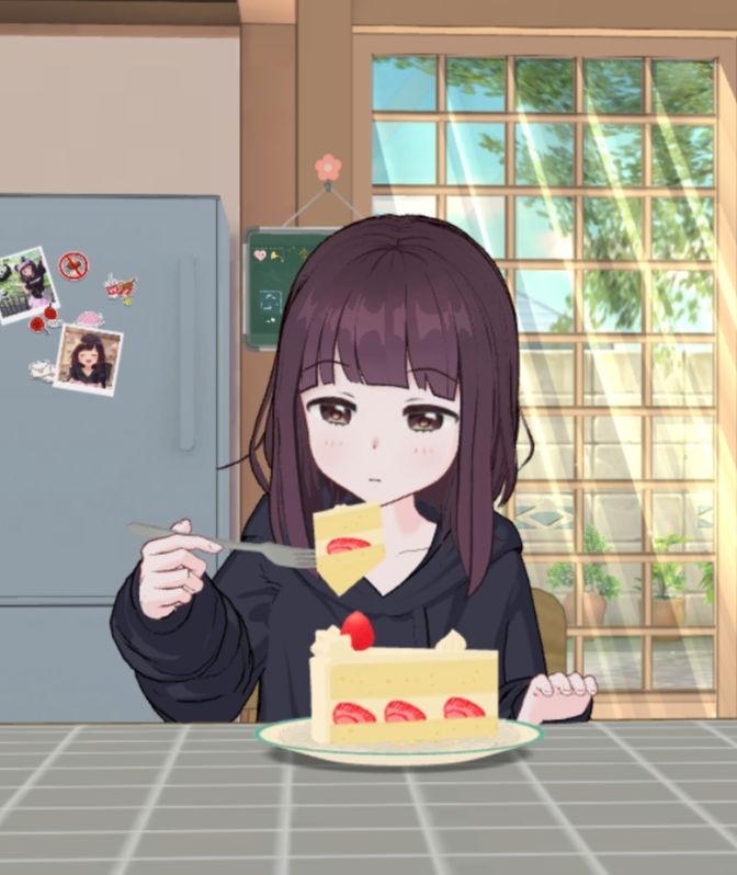 如果冰箱里全部塞满蛋糕be like: 1